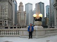 USA - Chicago IL - Chicago River Bridge (5 Apr 2009)